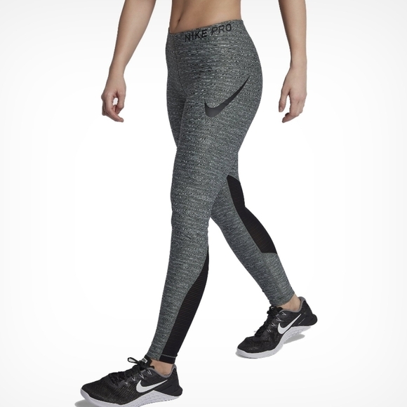 Nike W NP TGHT‎ Heather Pro Leggings - Picture 1 of 6